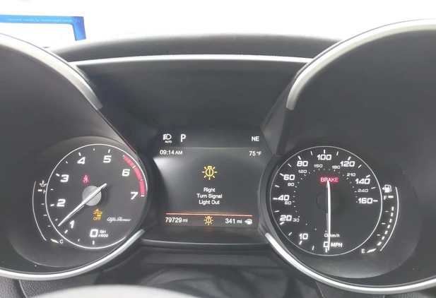 Alfa Romeo Giulia cena 72000 przebieg: 128311, rok produkcji 2018 z Wołczyn małe 46